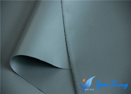 Red Silicone Rubber Coated Fiberglass Fabric For Smoke Curtain And Fire Blankets