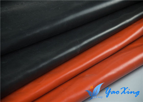 1.3mm Silicone Impregnated Fabric Silicone Coated Fiberglass Cloth With Steel Wire Strengthen
