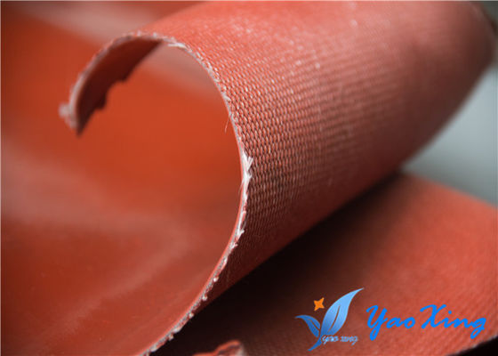1.5mm Fireproof Silicone Coated Fiberglass Fabric One Side And Double Sides