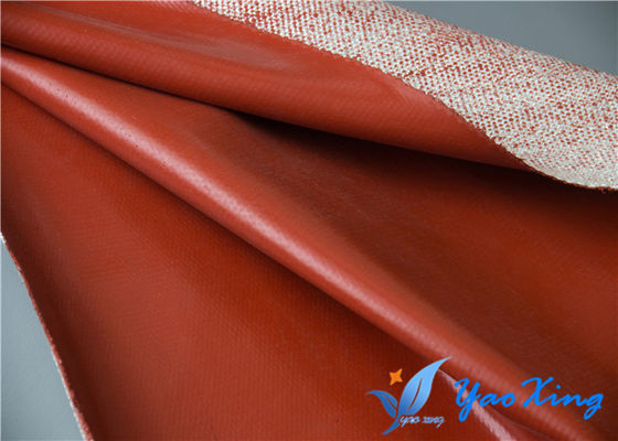 Fireproof Silicone Rubber Coated Fiberglass Cloth 220 Degree Working Temperature