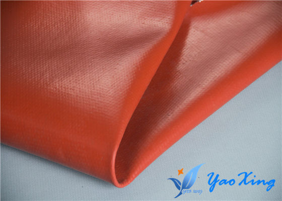 Anti - Aging Silicone Fiberglass Fabric  Good Heat Insulation And Soft Surface