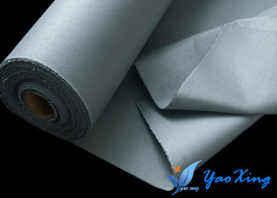 Abrasion Resistance PU Coated Fabric Flame Retardant For Industrial Gray Colour