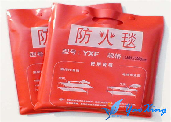 Gas Station 0.8MM Fireproof Fiberglass Welding Blanket Roll Sgs Approved