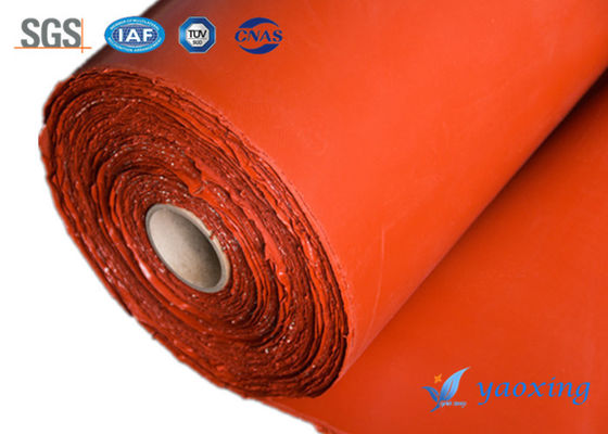 1.2mm Silicone Coated Fiberglass Fabric Fireproof And Aging Resistance