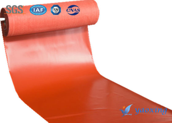 Resistant 200 Degrees Celsius Silicone Rubber Coated Fabric With Waterproof