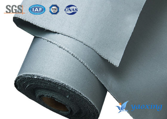 Gray Twill 0.4MM Silicone Coated Fiberglass Fabric