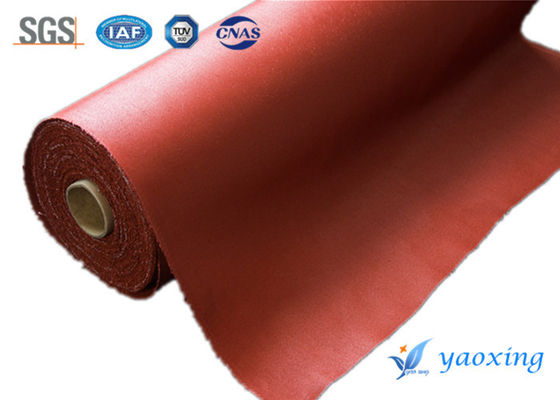 Fire Curtain Fabric Double Sides Silicone Coated High Fireproof Performance