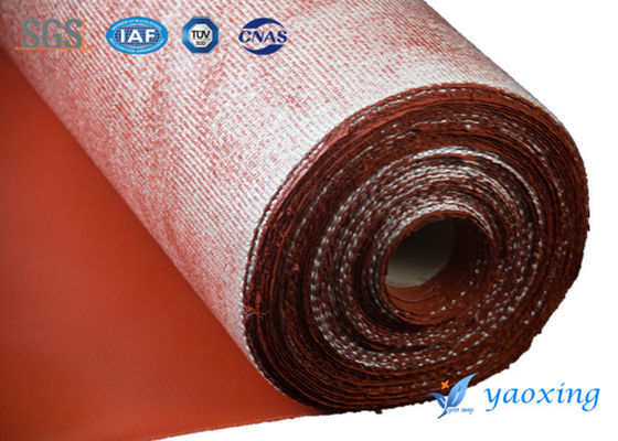 3mm Heat Insulation Silicone Fiberglass Fabric , Silicone Treated Fabric