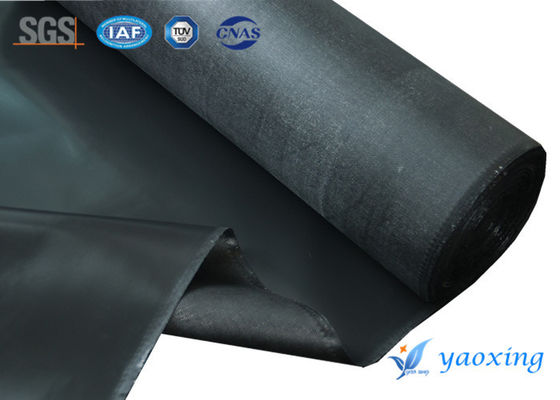 Plain Twill Stain Silicone Rubber Coated Fiberglass Fabric