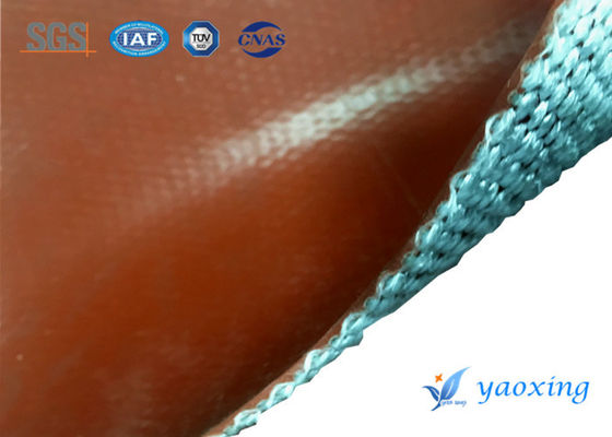 3.5mm Red Twill Woven Silicone Coated Fiberglass Fabric