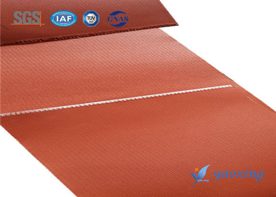 0.4mm Thick Silicone Coated Fiberglass Cloth For Fireproof Curtain