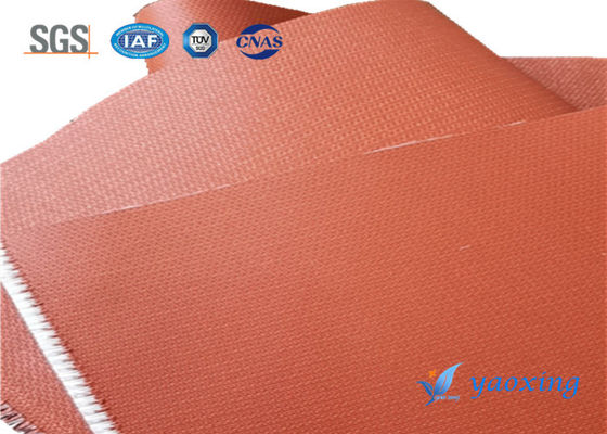 0.4mm Thick Silicone Coated Fiberglass Cloth For Fireproof Curtain