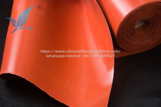 Tessuto in fibra di vetro rivestito in silicone per alte temperature -40°C a 200°C