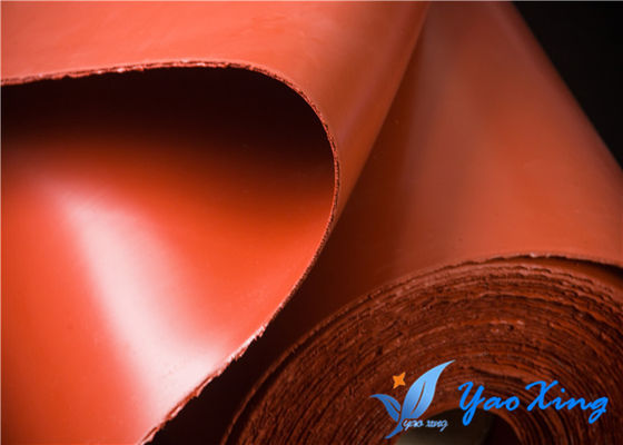 2.5mm Flame Resistant Cloth  Silicone Rubber Coated Fiberglass Cloth Good Air Tightness