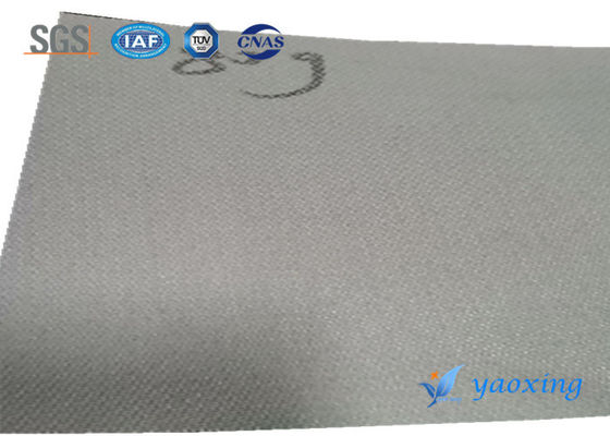 Silicone Rubber Fireproof Fiberglass Fabric Flame Retardant Gray